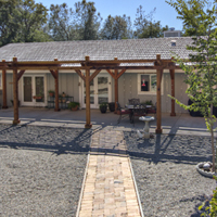 We build custom pergolas