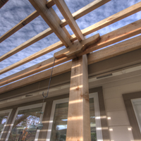 We build custom pergolas