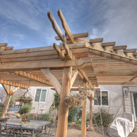 We build custom pergolas