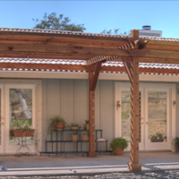 We build custom pergolas